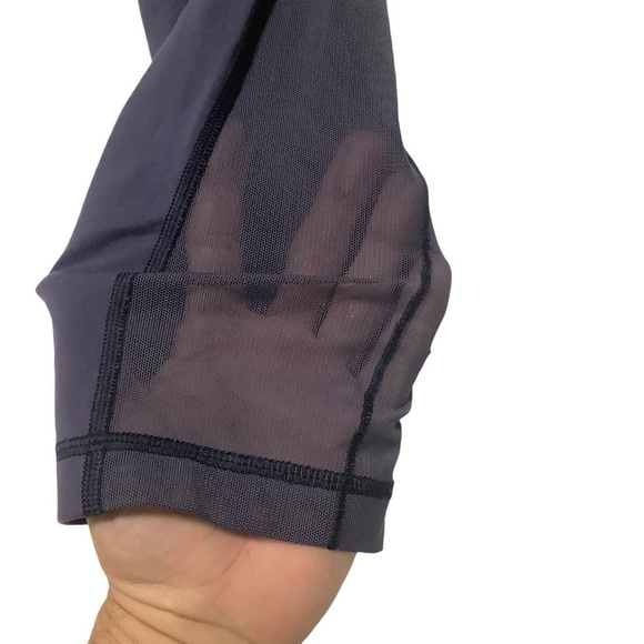 Lululemon Breathe Easy Crop Sz 6 Cadet Blue - Picture 8 of 12